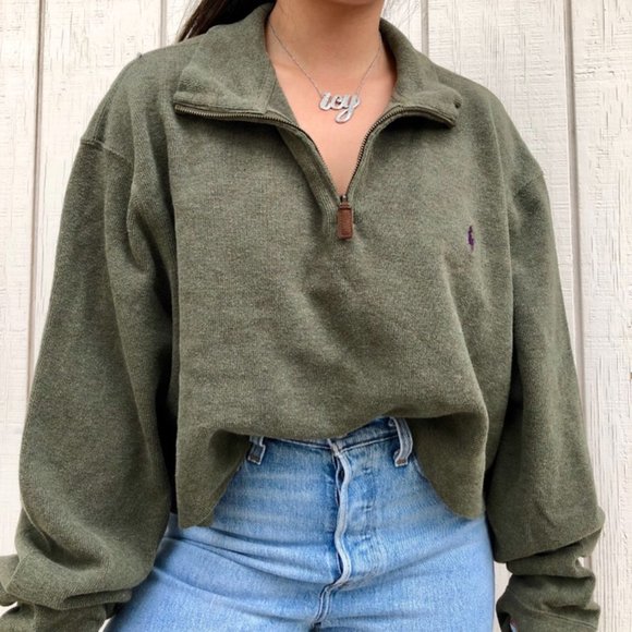 Ralph Lauren Sweaters - Vintage Ralph Lauren Half Zip